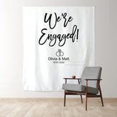 Lofaris Personalized Diamond Ring Backdrop For Wedding